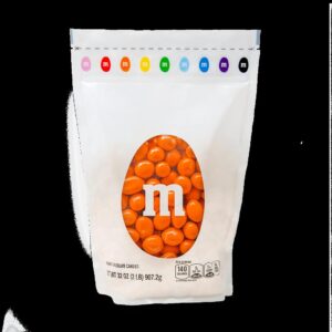 peanut M&M'S orange candy