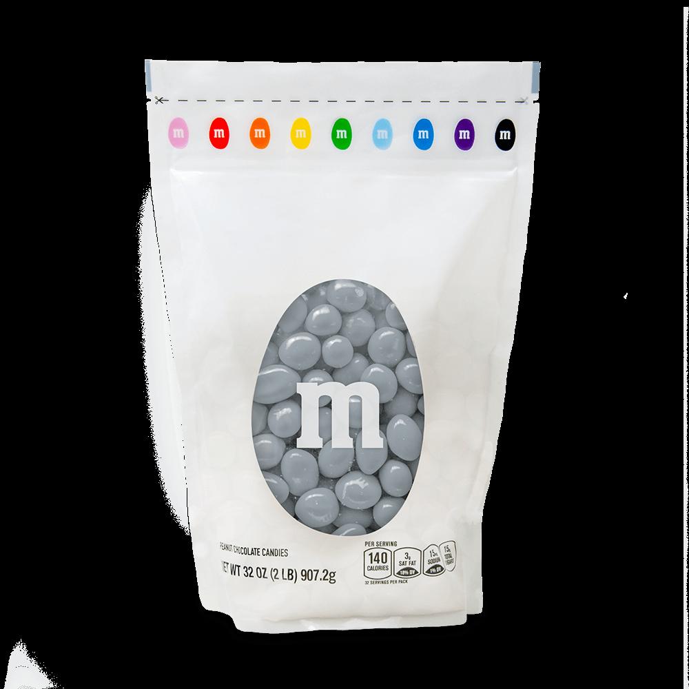 peanut M&M'S silver candy