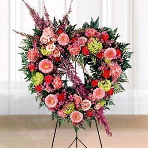 FTD Eternal Rest Heart Wreath