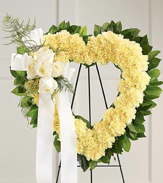 FTD Rays of Gold Standing Heart