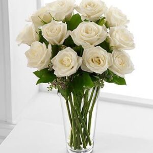 FTD Long Stem White Rose Bouquet
