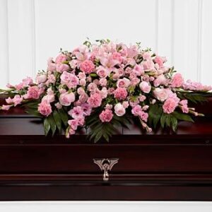 Sweetly Rest Casket Spray