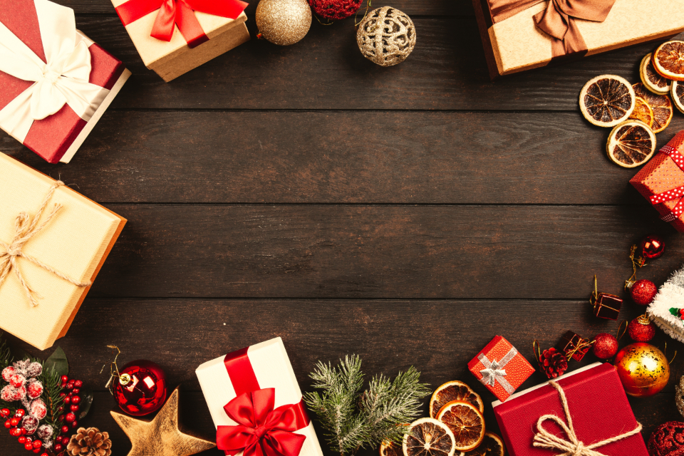 A simple wrapped gift box for just-because gifting