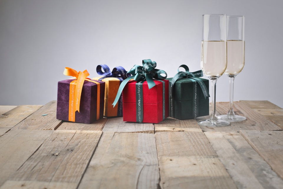A wrapped gift box for saying thank you